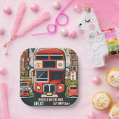 New Boy Niedlich Girl Tour City Party Bus 1. Gebur Pappteller (Party)