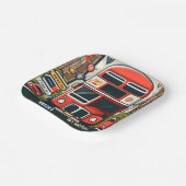 New Boy Niedlich Girl Tour City Party Bus 1. Gebur Pappteller (Gewinkelt)