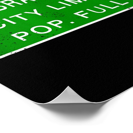 New Braunfels Texas Pulation Full Fastest Growing Poster (Ecke)