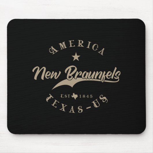 New Braunfels Tx Texas Mousepad (Vorne)