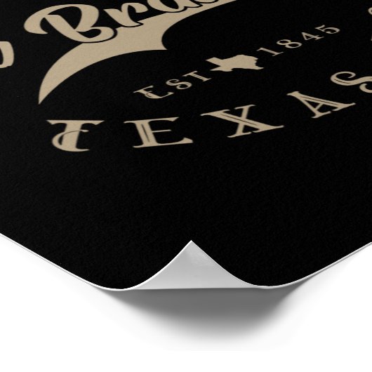 New Braunfels Tx Texas Poster (Ecke)