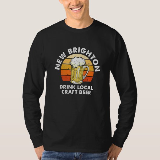 New Brighton Drink Local Craft Biersorte Minnesota T-Shirt (Vorderseite)