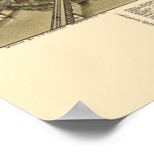 New Brighton, PA Panoramic Map - 1901 Poster (Ecke)