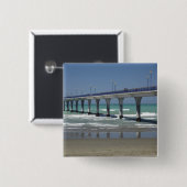 New Brighton Pier, Christchurch Button (Vorne & Hinten)
