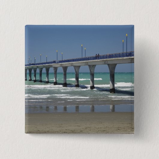 New Brighton Pier, Christchurch Button (Vorderseite)