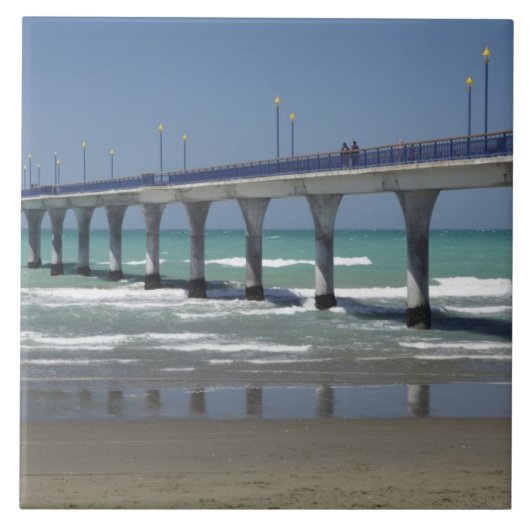 New Brighton Pier, Christchurch Fliese (Vorderseite)