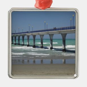 New Brighton Pier, Christchurch Ornament Aus Metall