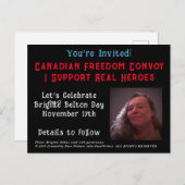 NEW Brigitte Belton Day Einladung von RoseWrites (Vorne/Hinten)