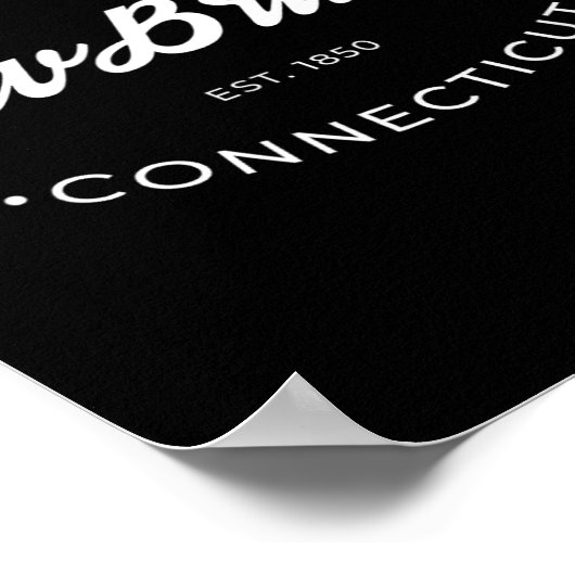 New Britain Ct Hard Hittin Poster (Ecke)