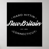 New Britain Ct Hard Hittin Poster (Vorne)