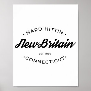 New Britain Ct Hart Schlagend  Poster