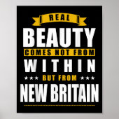New Britain - Funny D City Gift  Poster (Vorne)