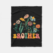 New Brother Wildflower First Birthday & Baby S Fleecedecke (Vorderseite)