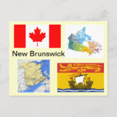 New Brunswick Canada Postkarte (Vorderseite)