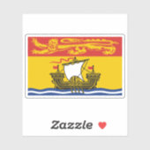 New Brunswick Flag Graphic Aufkleber (Blatt)