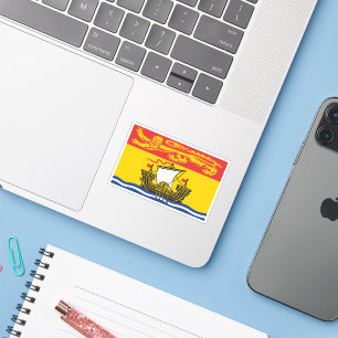 New Brunswick Flag Graphic Aufkleber