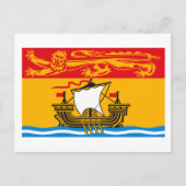 New Brunswick Flag Postcard Postkarte (Vorderseite)