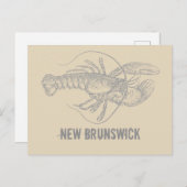 New Brunswick Humster Postkarte (Vorne/Hinten)