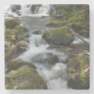 New Brunswick, Kanada. Dickson Falls im Fundy Steinuntersetzer