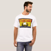 New-Brunswick (Kanada) Flagge T-Shirt (Vorne ganz)