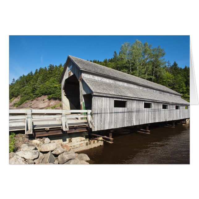 New Brunswick, Kanada. Gedeckter irischer Fluss (Vorderseite (Horizontal))