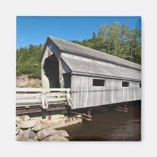 New Brunswick, Kanada. Irischer Fluss bedeckt Magnet