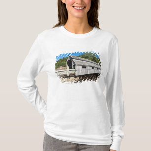 New Brunswick, Kanada. Irischer Fluss zugefroren T-Shirt