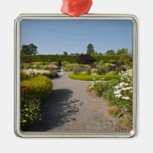 New Brunswick, Kanada. Kingsbrae Garden in St. Ornament Aus Metall