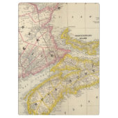 New-Brunswick, Neuschottland Klemmbrett (Rückseite)