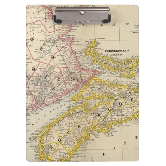New-Brunswick, Neuschottland Klemmbrett (Vorderseite)