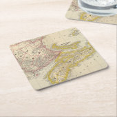 New-Brunswick, Neuschottland Rechteckiger Pappuntersetzer (angewinkelt)