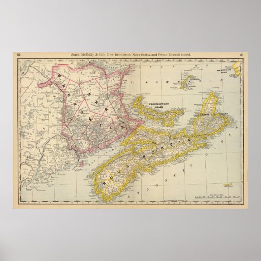 New Brunswick, Nova Scotia Poster (Vorne)
