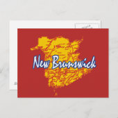 New Brunswick Postkarte (Vorne/Hinten)
