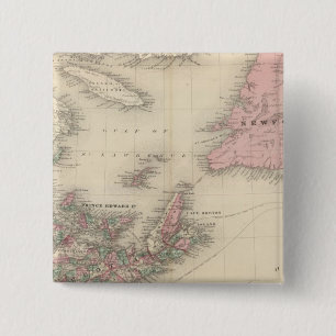 New Brunswick und Nova Scotia Button