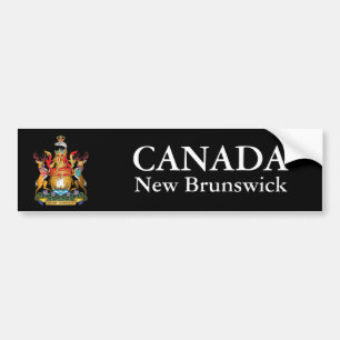 New Brunswick Wappen Autoaufkleber