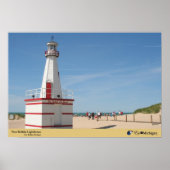 New Buffalo Lighthouse - Michigan Poster (Vorne)