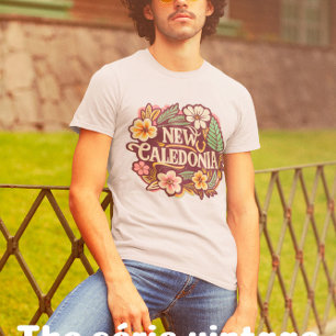 New Caledonia Floral, Tropenstrauß, Frangipani T-Shirt