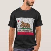 New California Republic Ncr State Distressed Flag  T-Shirt (Vorderseite)