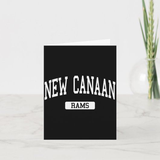 New Canaan High School Hs New Canaan Ct Varsity Sr Karte (Vorderseite)