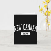 New Canaan High School Hs New Canaan Ct Varsity Sr Karte (Gelbe Blume)