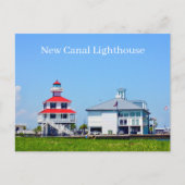 New Canal Lighthouse New Orleans LA USA Postcard Postkarte (Vorderseite)