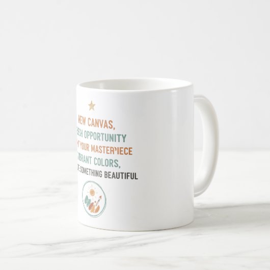 New Canvas Sunrise Kaffeetasse (VorderseiteRechts)