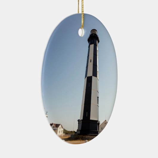 New Cape Henry Lighthouse Keramik Ornament (Rechts)