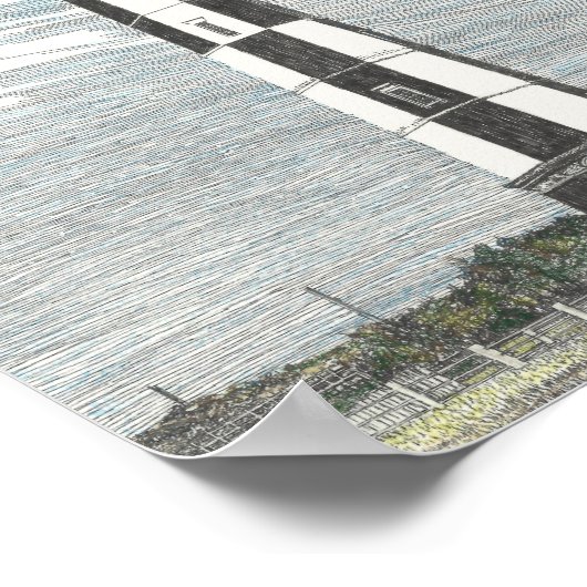 New Cape Henry Lighthouse Poster (Ecke)