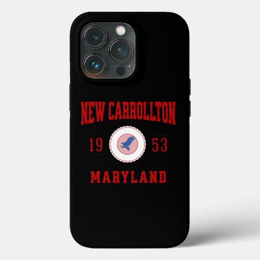 New Carrollton Maryland Uni University Style Case-Mate iPhone Hülle (Rückseite)
