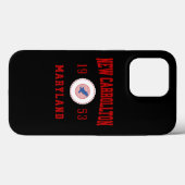 New Carrollton Maryland Uni University Style Case-Mate iPhone Hülle (Rückseite (Horizontal))