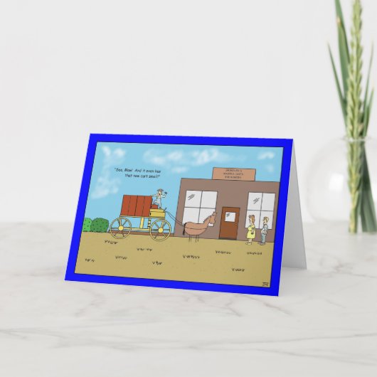 New Cart Riech Geburtskarte Karte (Vorderseite)