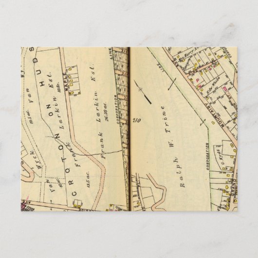 New Castle, New York 2 Postkarte (Vorderseite)