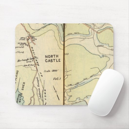 New Castle, New York 3 Mousepad (Mit Mouse)