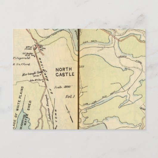 New Castle, New York 3 Postkarte (Vorderseite)